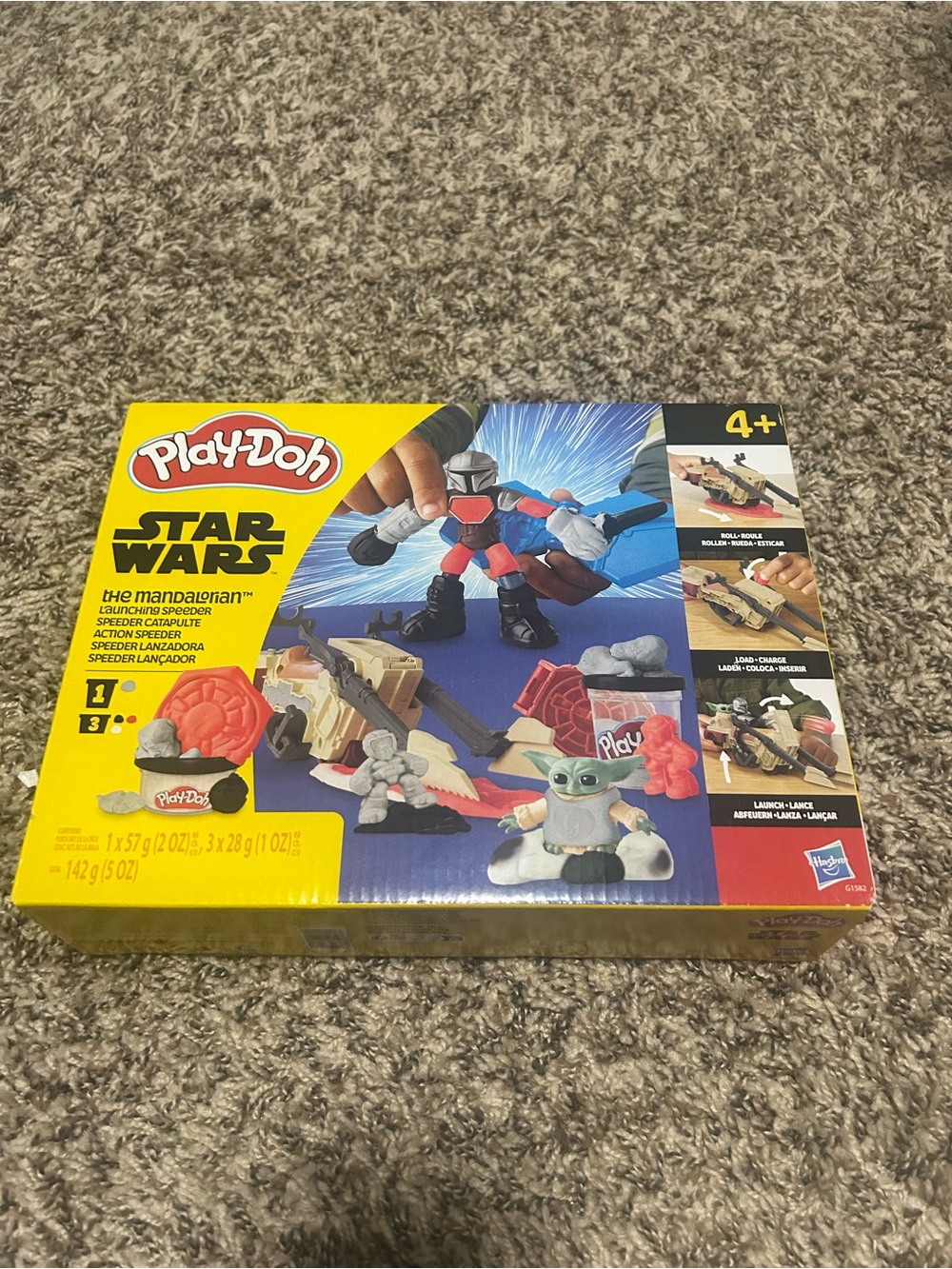 Play doh Star Wars The Mandalorian Playset - Yellow/Multicolor